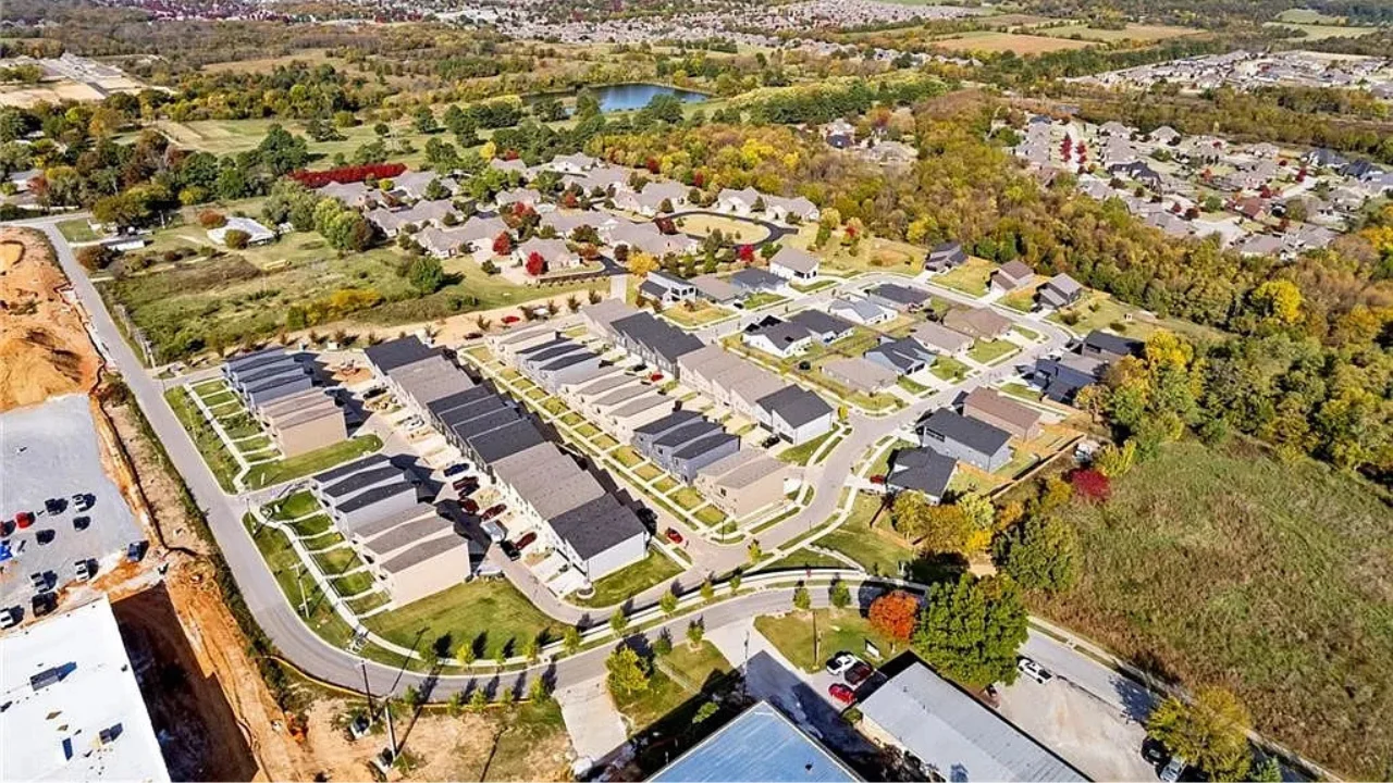 2220_Million_Ln_Townhome_for_Sale_Fayetteville_AR_72704_Aerial_view 2220 Million Ln Townhome for Sale Fayetteville, AR 72704 - Aerial View