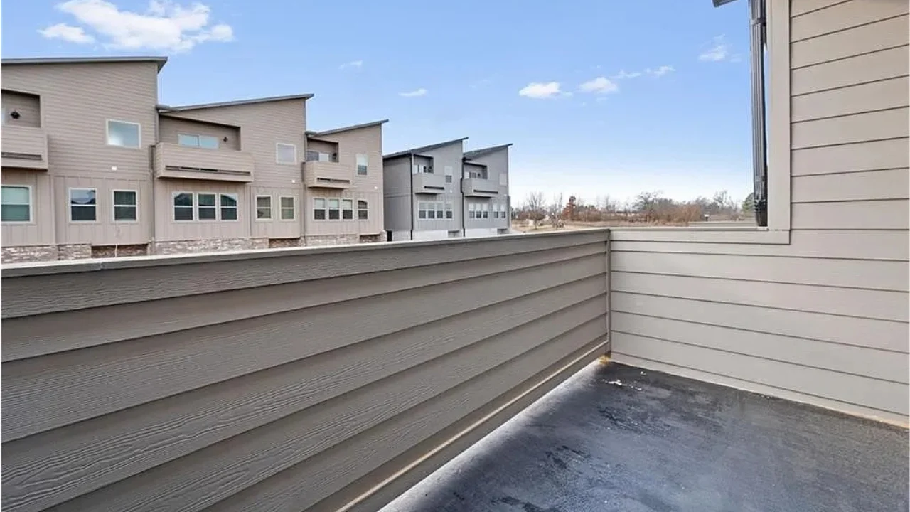 2220_Million_Ln_Townhome_for_Sale_Fayetteville_AR_72704_Exterior_Balcony_Lookout 2220 Million Ln Townhome for Sale Fayetteville, AR 72704 - Exterior Balcony Lookout