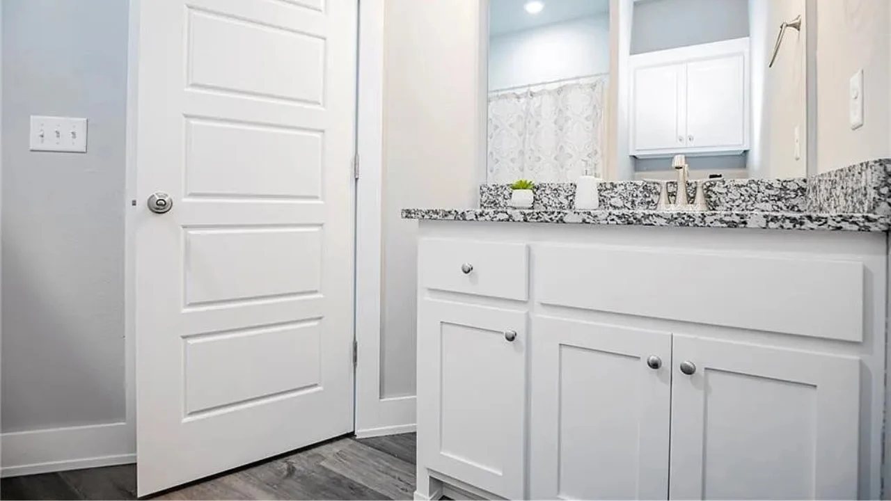 2578 N Ward Dr, Fayetteville, AR Townhome for Sale - Bathroom Cabinets